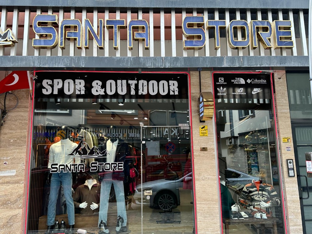 Santa Store Gümüşhane mağaza cephesi — Spor & Outdoor